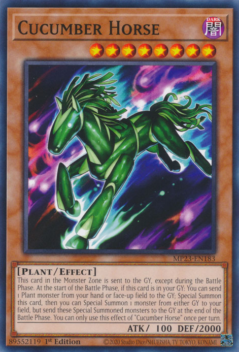 Cucumber Horse (MP23-EN183) (25th Anniversary Tin: Dueling Heroes Mega Pack)