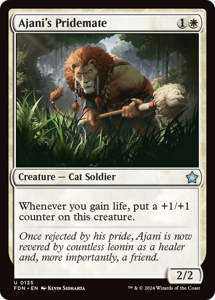 Ajani's Pridemate (135) (Foundations)