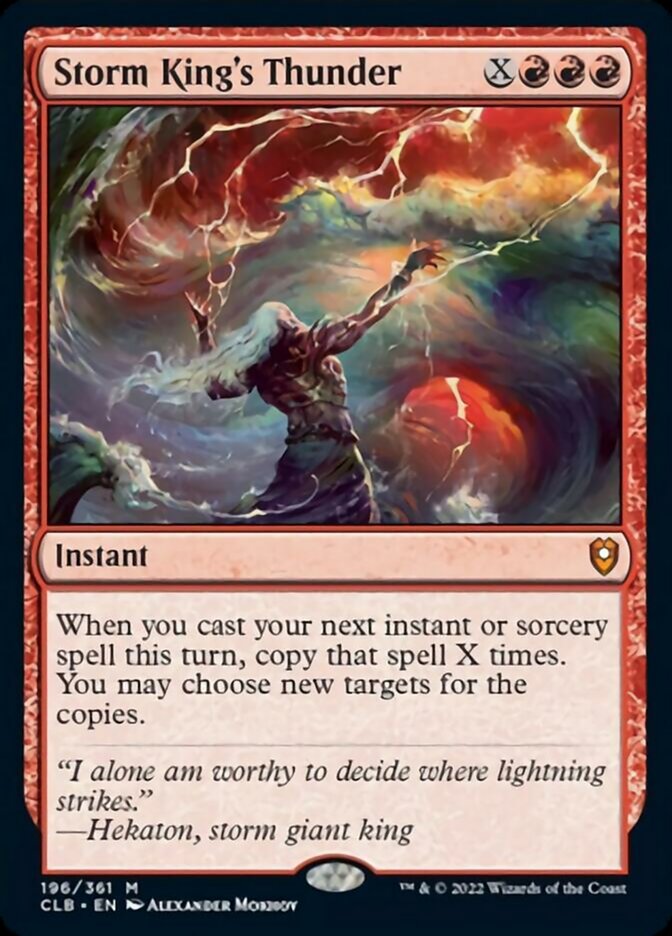 Storm King's Thunder (196) (Commander Legends: Battle for Baldur's Gate)