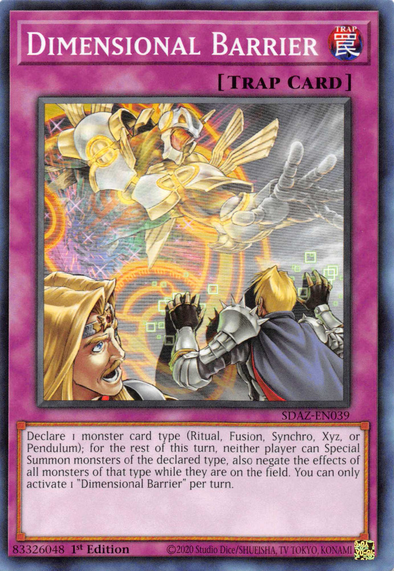 Dimensional Barrier (SDAZ-EN039) (Structure Deck: Albaz Strike)