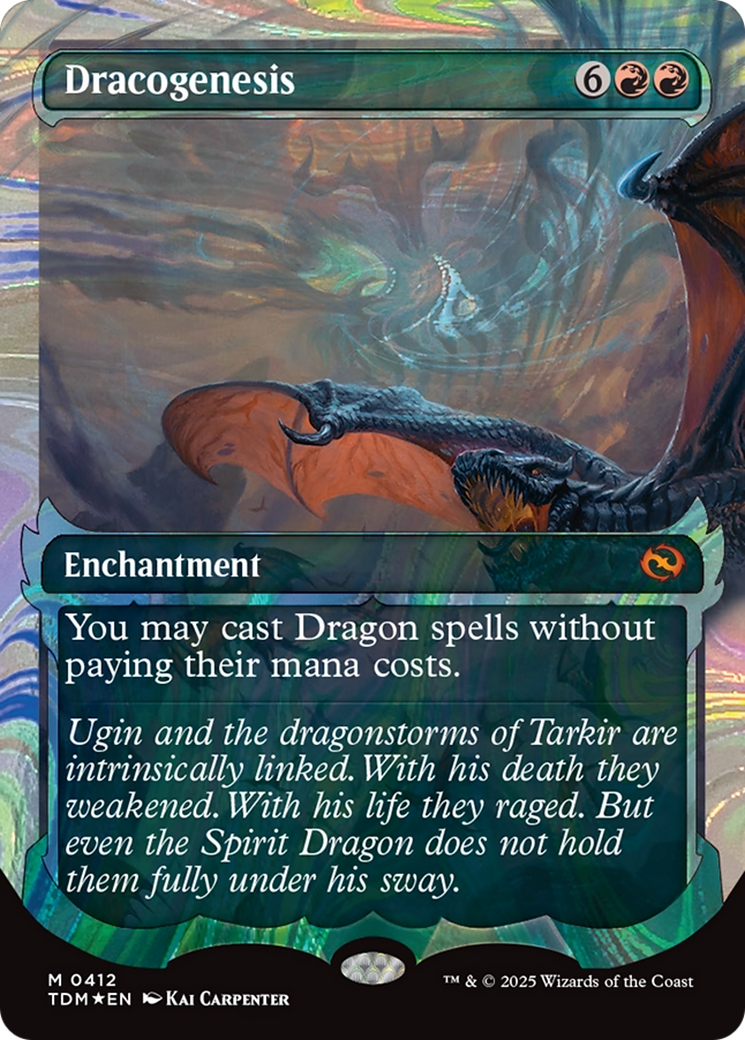 Dracogenesis (0412) (Showcase) (Halo Foil) (412) (Tarkir: Dragonstorm)