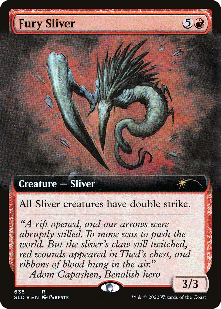 Fury Sliver (Extended Art) (638) (Secret Lair Drop Series)