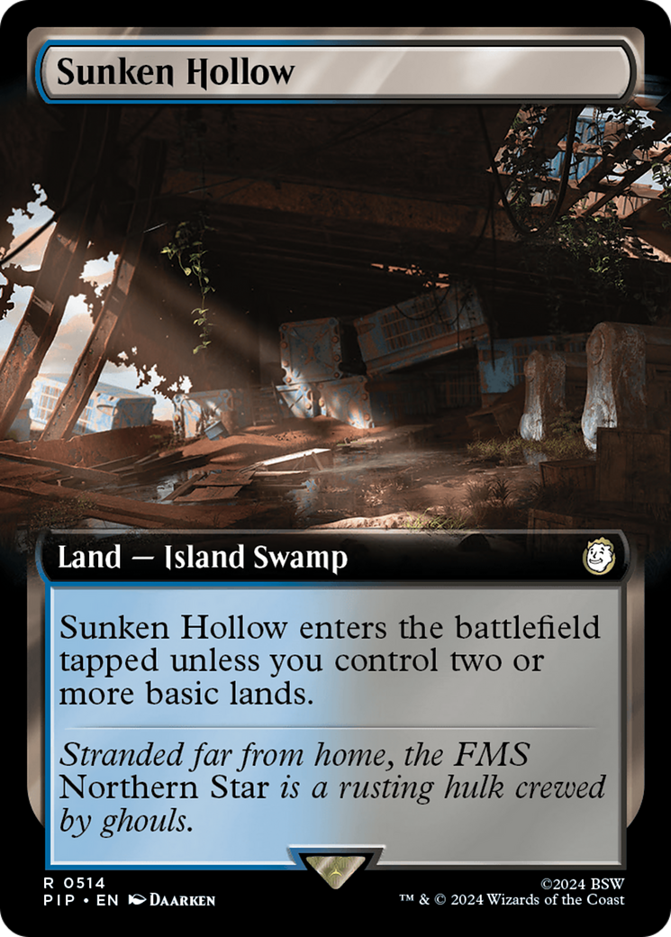Sunken Hollow (Extended Art) (514) (Universes Beyond: Fallout)