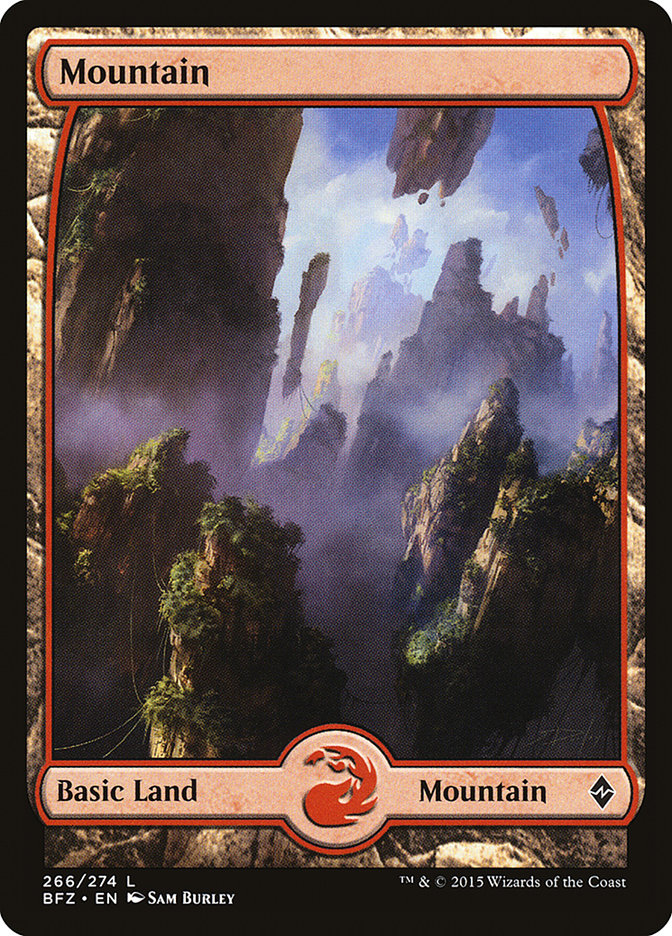 Mountain (266) - Full Art (266) (Battle for Zendikar)