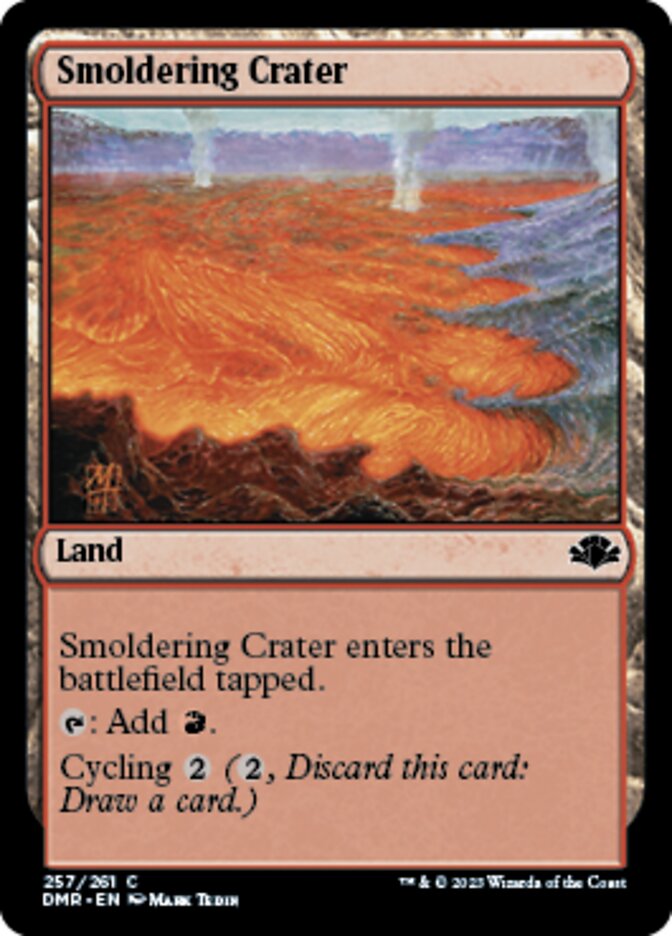 Smoldering Crater (257) (Dominaria Remastered)