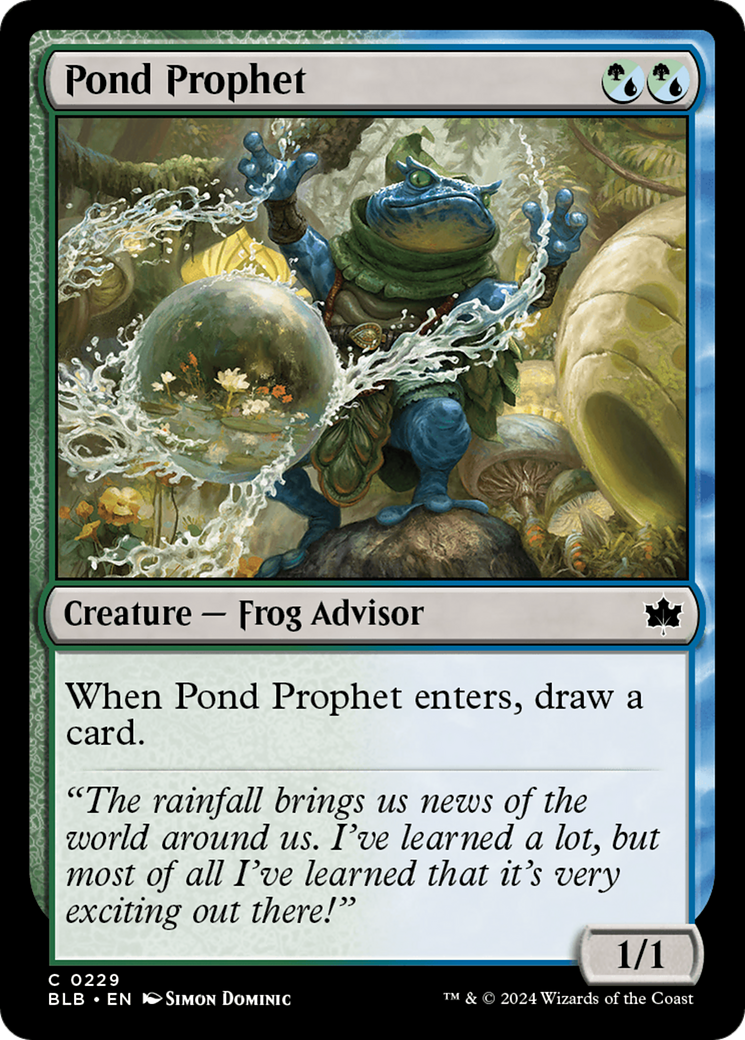 Pond Prophet (229) (Bloomburrow)