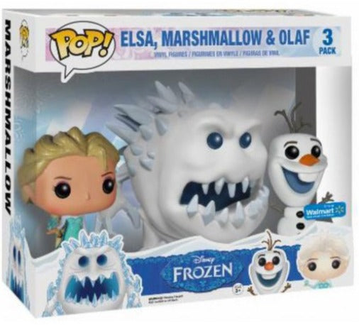 Disney Frozen - Elsa, Marshmallow, & Olaf (3-Pack) Pop! Vinyl Figures