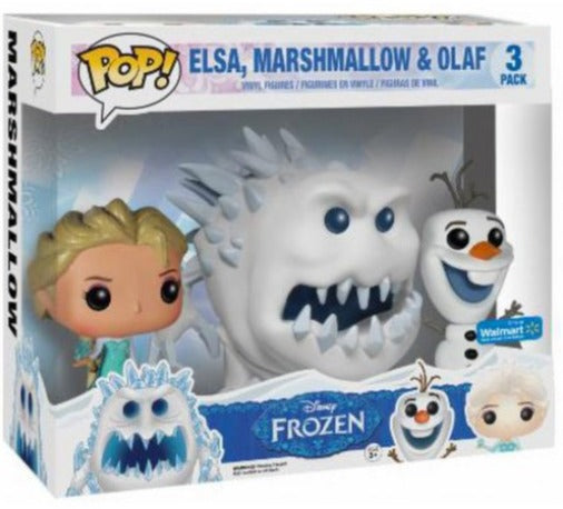 Disney Frozen - Elsa, Marshmallow, & (3-Pack) Pop! Vinyl