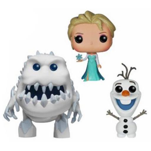 Disney Frozen - Elsa, Marshmallow, & Olaf (3-Pack) Pop! Vinyl Figures