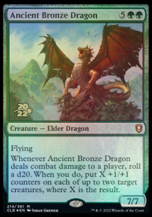 Ancient Bronze Dragon (214) [Prerelease Cards]