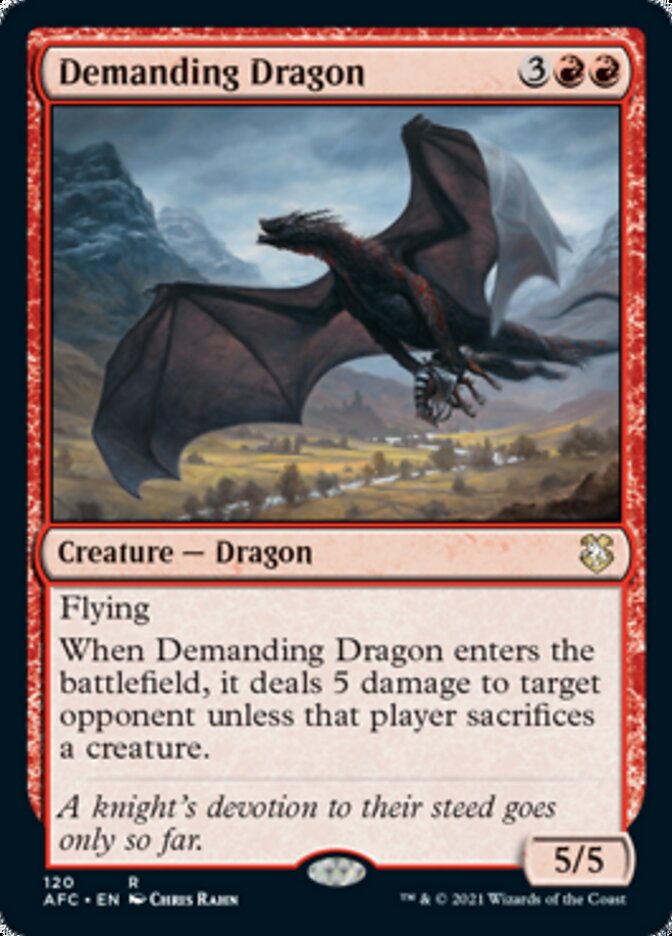 Demanding Dragon (120) [Adventures in the Forgotten Realms]