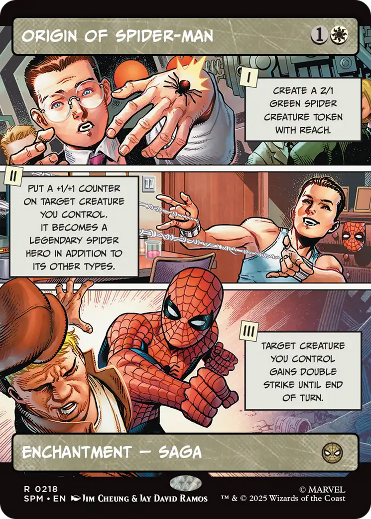Origin of Spider-Man (Borderless) (218) (Marvel's Spider-Man)