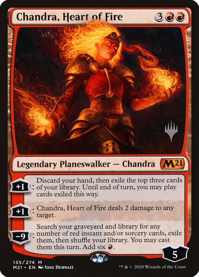 Chandra, Heart of Fire (135) [Core Set 2021]