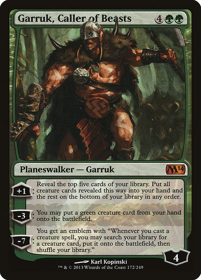 Garruk, Caller of Beasts (172) (Magic 2014 (M14))