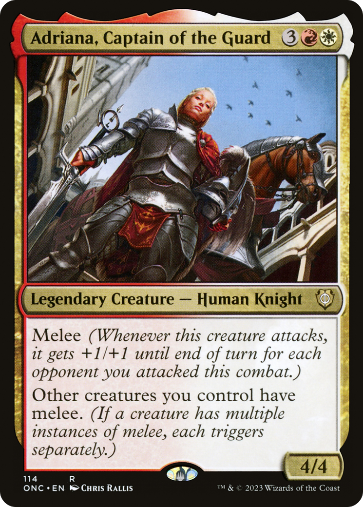Adriana, Captain of the Guard (114) [Phyrexia: All Will Be One]