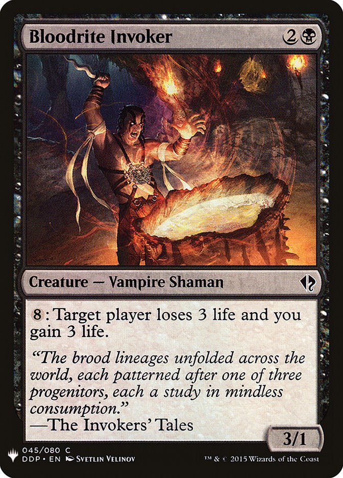 Bloodrite Invoker (45) [The List Reprints]
