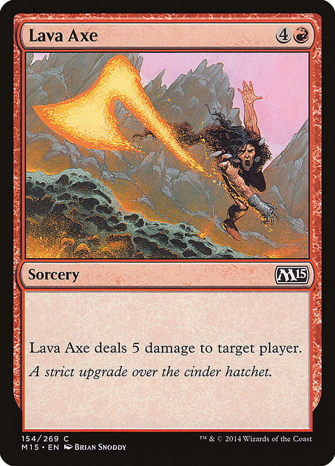 Lava Axe (154) (Magic 2015 (M15))