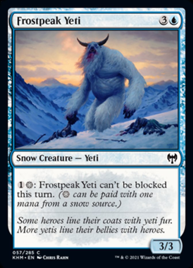 Frostpeak Yeti (57) (Kaldheim)