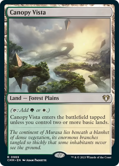 Canopy Vista (989) [Commander Masters]