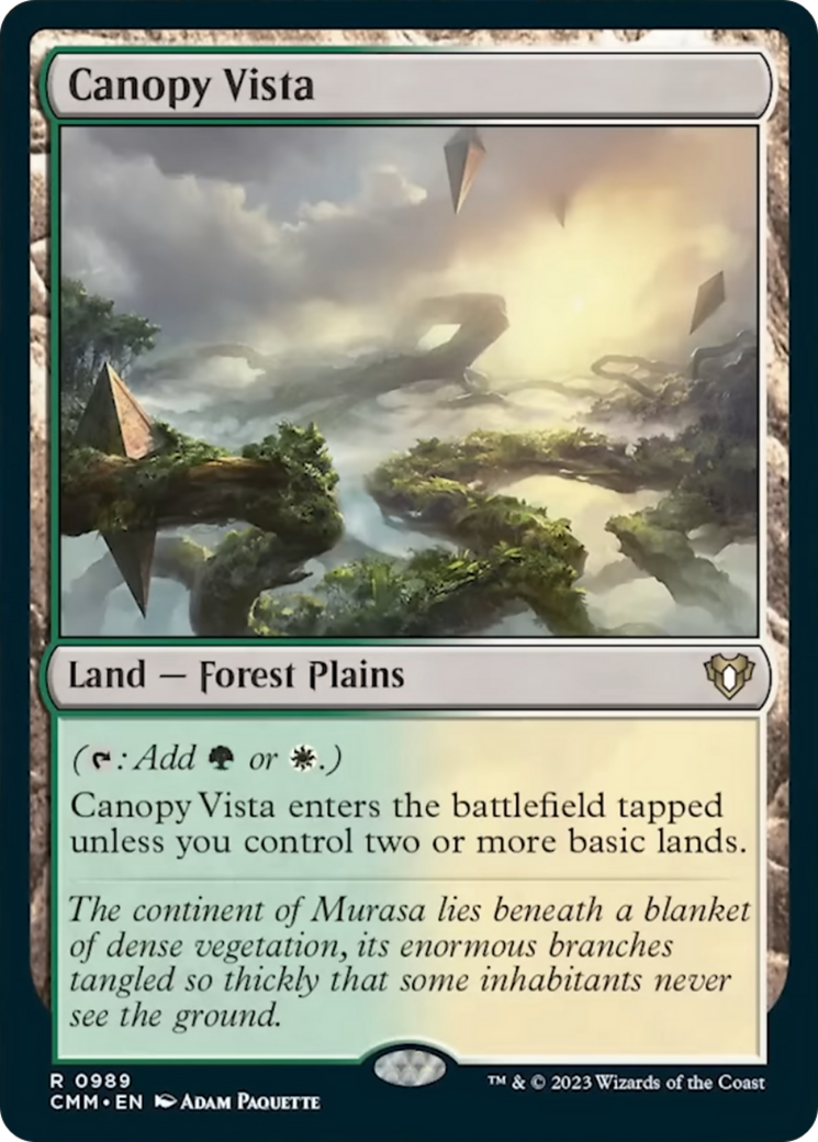 Canopy Vista (989) [Commander Masters]