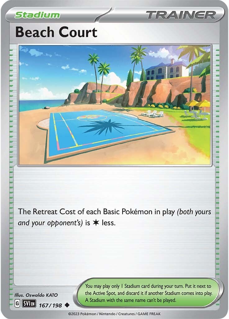 Beach Court (166/198) [Scarlet & Violet: Base Set]