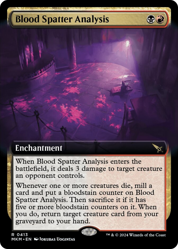 Blood Spatter Analysis (Extended Art) (413) [Murders at Karlov Manor]