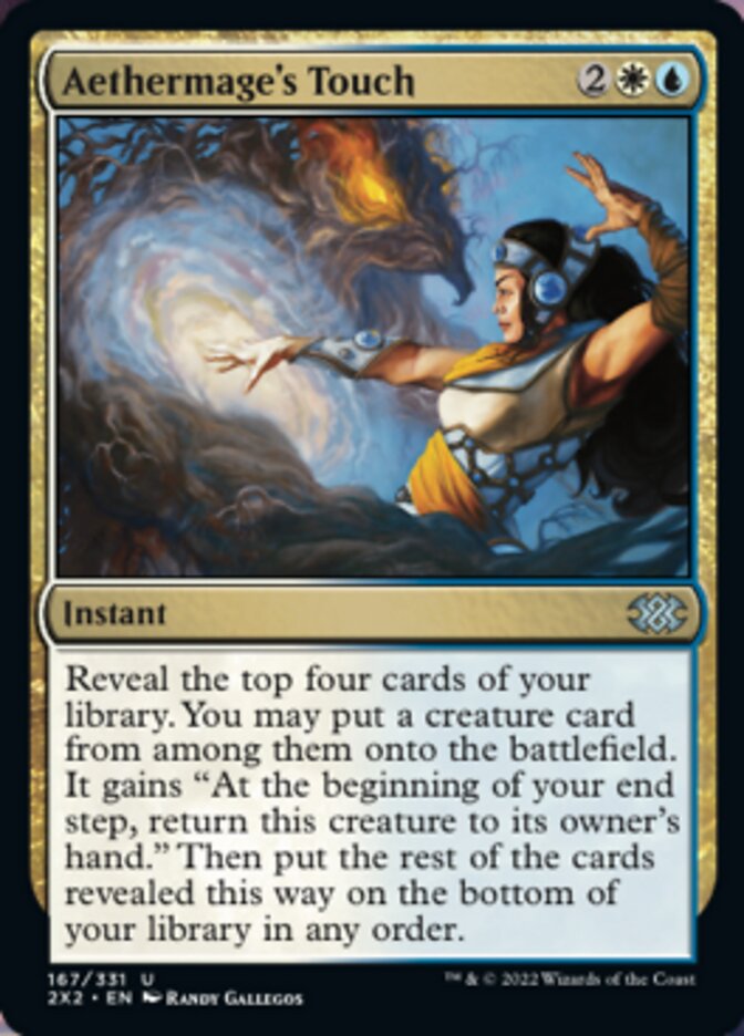 Aethermage's Touch (167) [Double Masters 2022]