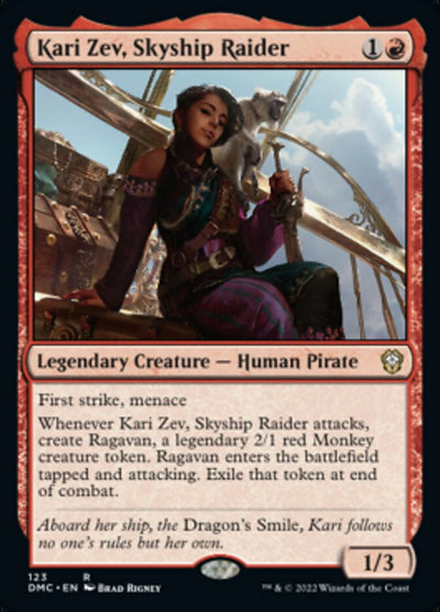 Kari Zev, Skyship Raider (123) (Commander: Dominaria United)