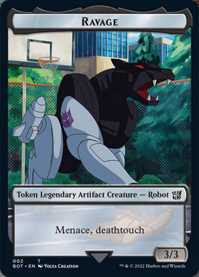 Ravage Token (2) (Universes Beyond: Transformers)