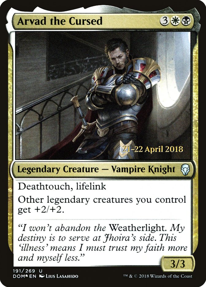 Arvad the Cursed (191) [Prerelease Cards]