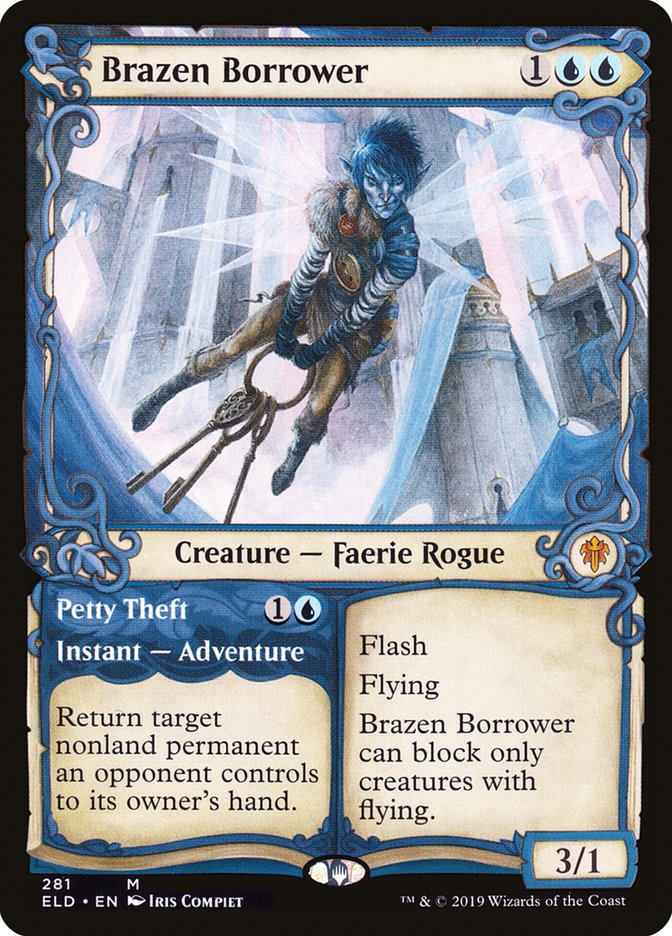 Brazen Borrower (Showcase) (281) [Throne of Eldraine]