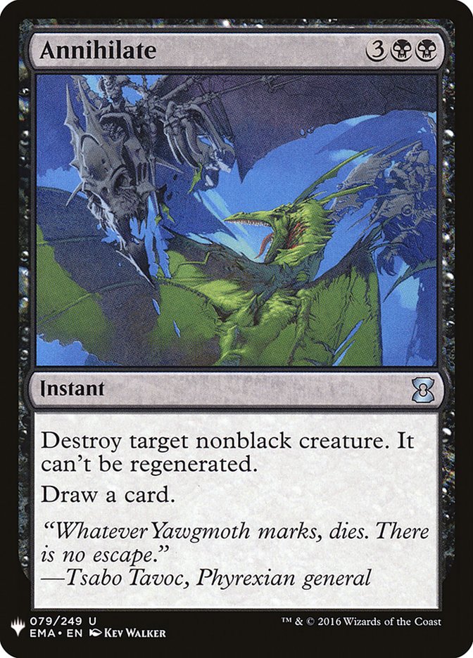 Annihilate (79) [The List Reprints]