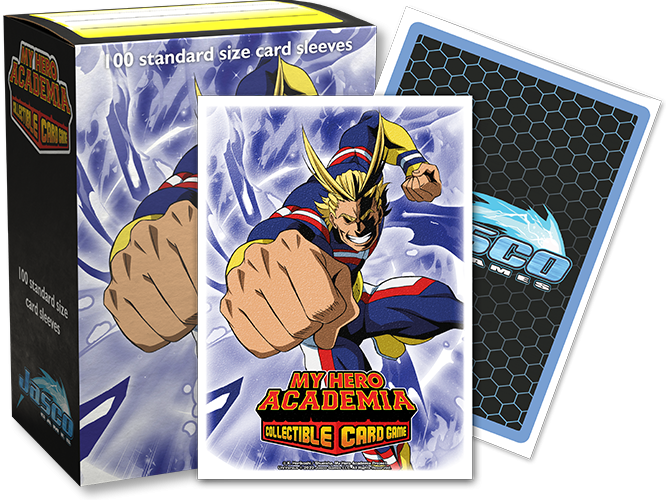 Dragon Shield: Standard 100ct Art Sleeves - My Hero Academia (All Might Punch)