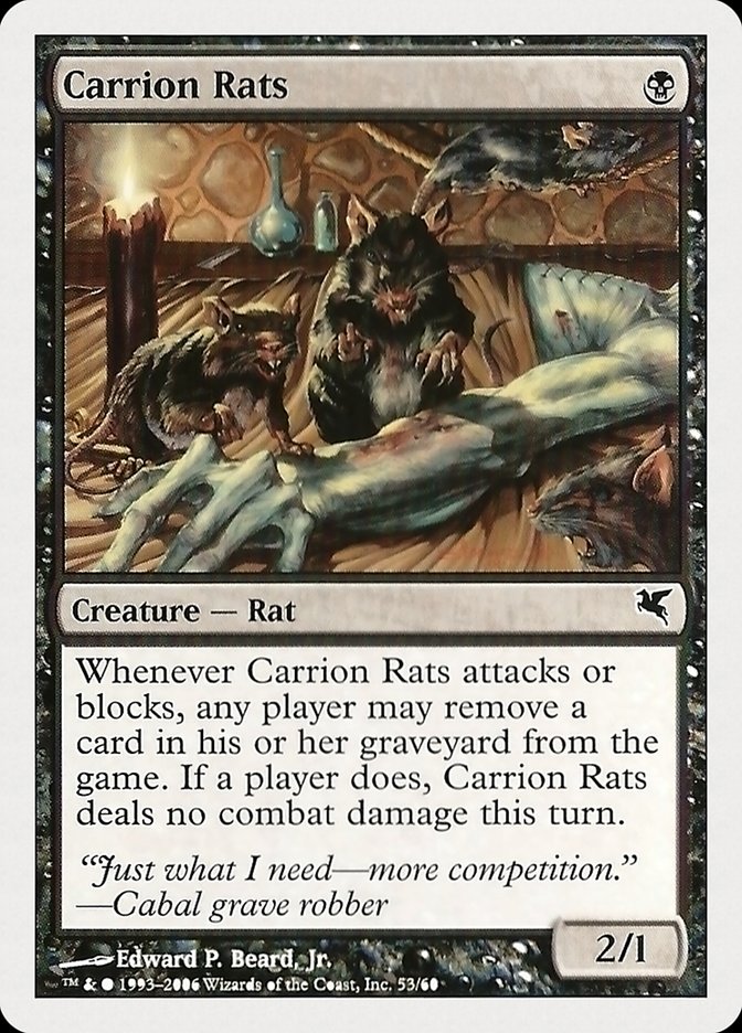 Carrion Rats (53) (53) [Magic Encyclopedia 2005 (Salvat/Hachette)]
