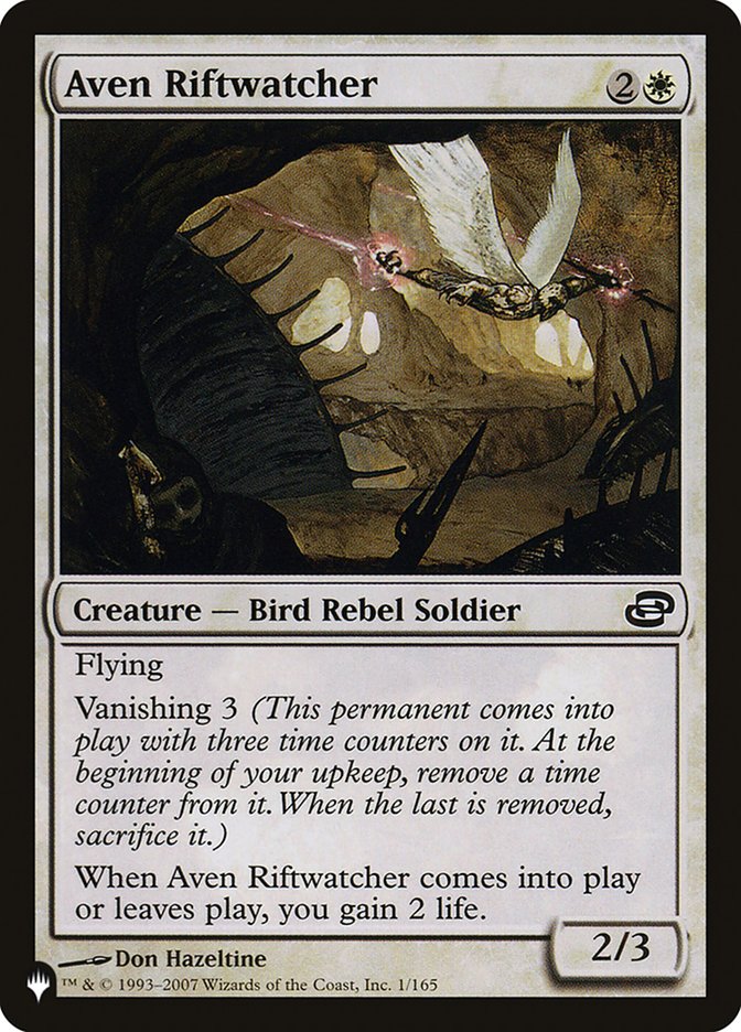 Aven Riftwatcher (1/165) [The List Reprints]