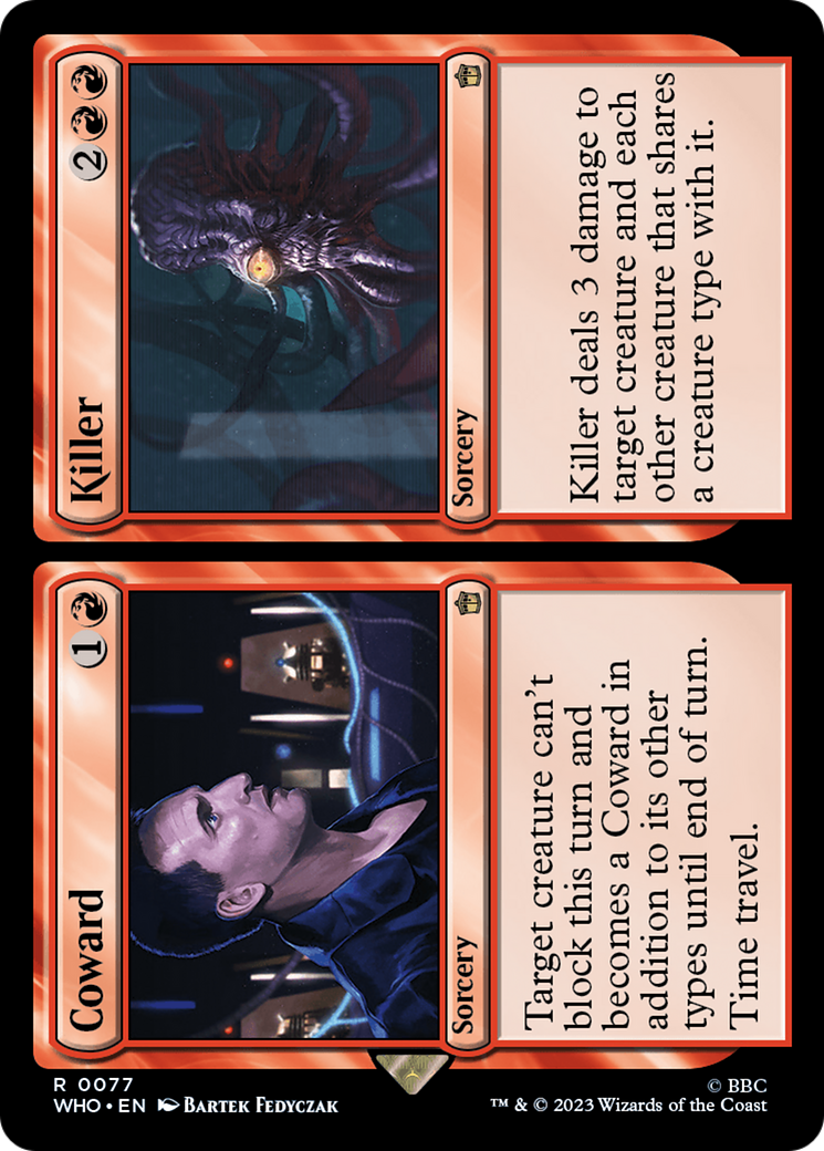 Coward // Killer (77) [Universes Beyond: Doctor Who]