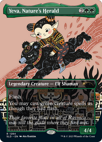 Yeva, Nature's Herald (1284) (Secret Lair Drop Series)