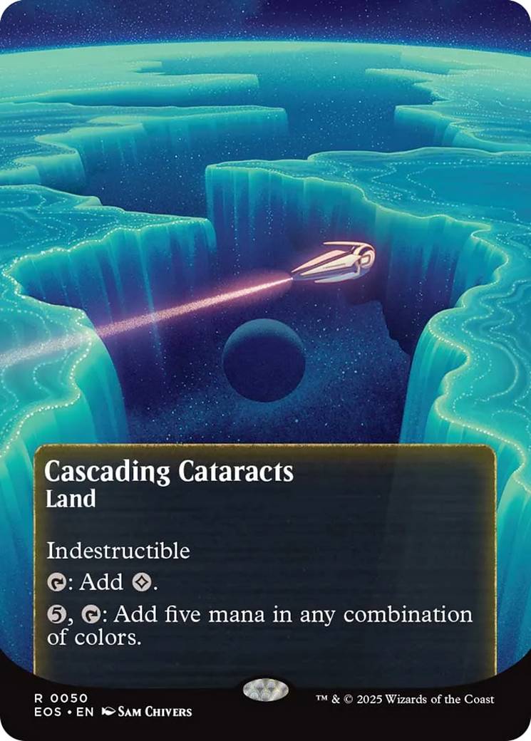 Cascading Cataracts (0050) (Borderless) (50) [Edge of Eternities: Stellar Sights]