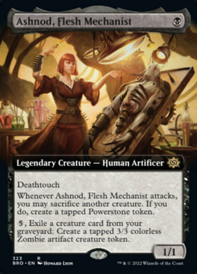 Ashnod, Flesh Mechanist (Extended Art) (323) [The Brothers' War]
