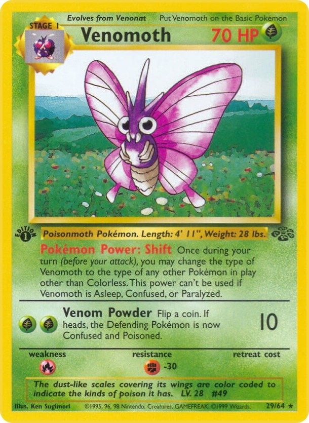 Venomoth (29) (29/64) [Jungle]