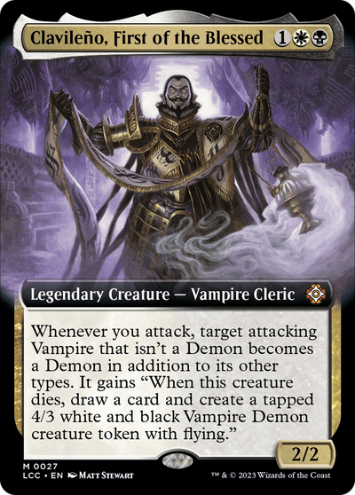 Clavileno, First of the Blessed (Extended Art) (27) (Commander: The Lost Caverns of Ixalan)
