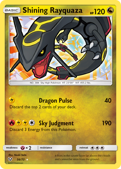 Shining Rayquaza (56/73) (Shining Legends)