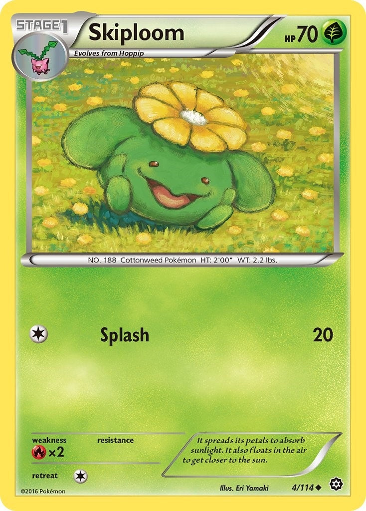 Image for Skiploom (4/114) [XY - Steam Siege] - Pokemon