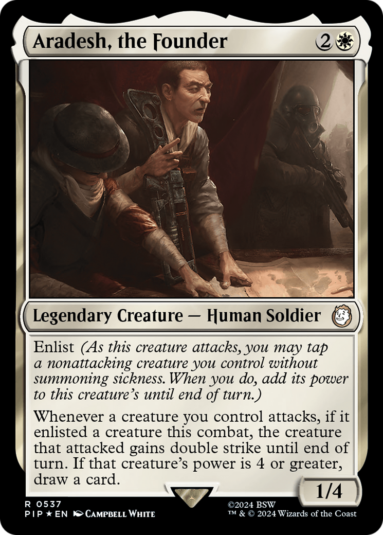 Aradesh, the Founder (Surge Foil) (537) [Universes Beyond: Fallout]