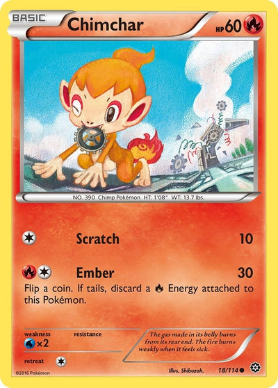 Chimchar (18/114) (XY - Steam Siege)