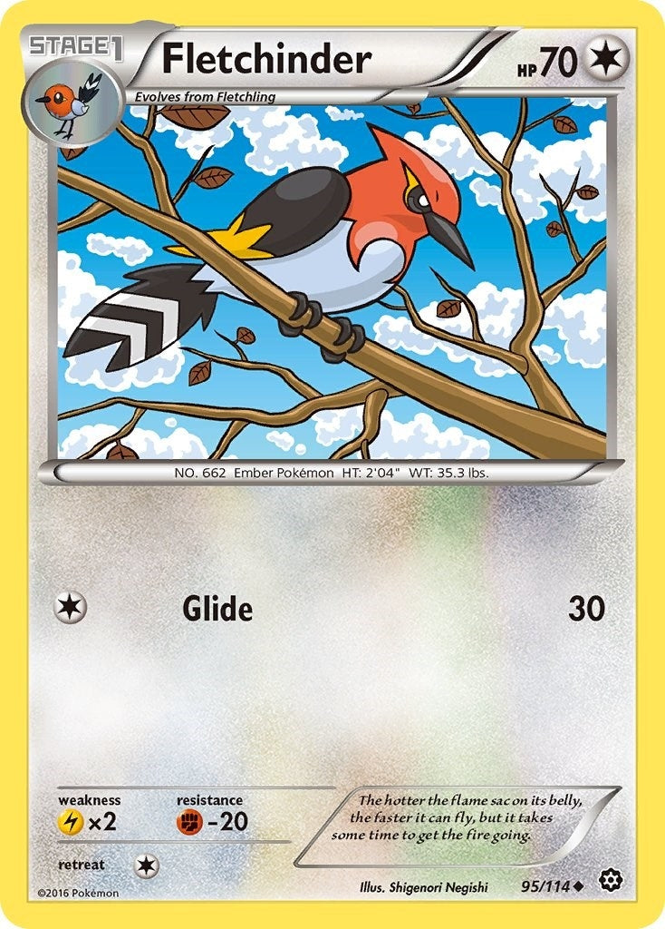 Image for Fletchinder (95/114) [XY - Steam Siege] - Pokemon