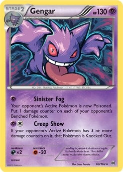 Image for Gengar - 60/162 (XY BREAKthrough) (060/162) [Deck Exclusives] - Pokemon