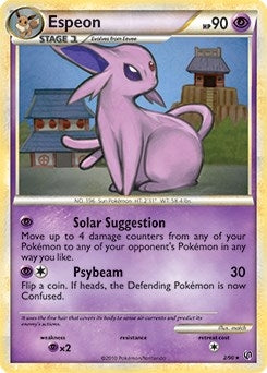 Image for Espeon - 2/90 (HGSS Undaunted) (002/090) [Deck Exclusives] - Pokemon