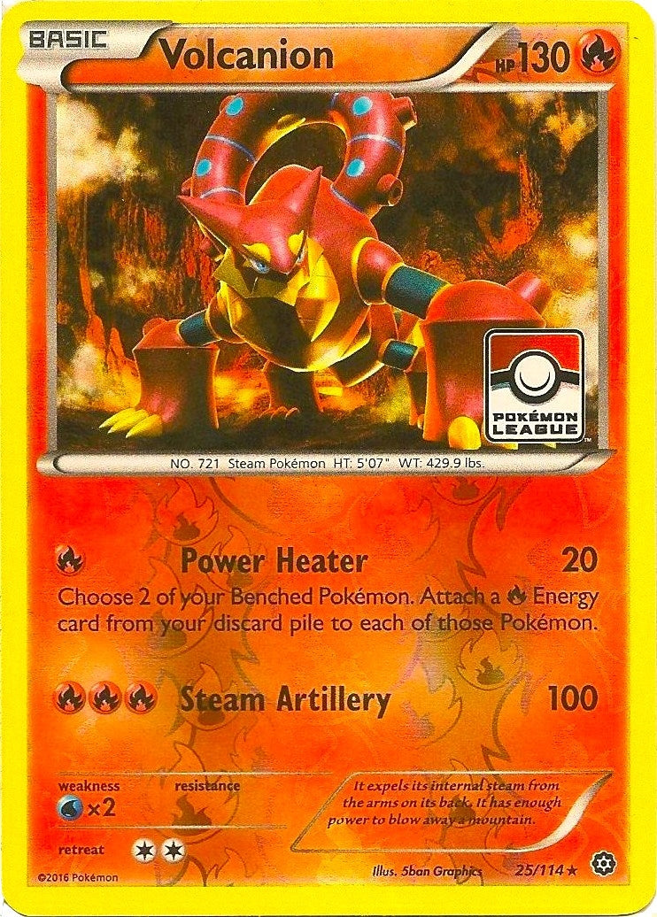 Image for Volcanion - 25/114 (Pokemon League) (025/114) [League & Championship Cards] - Pokemon