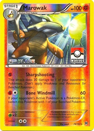 Image for Marowak - 78/162 (Pokemon League) [2nd Place] (078/162) [League & Championship Cards] - Pokemon